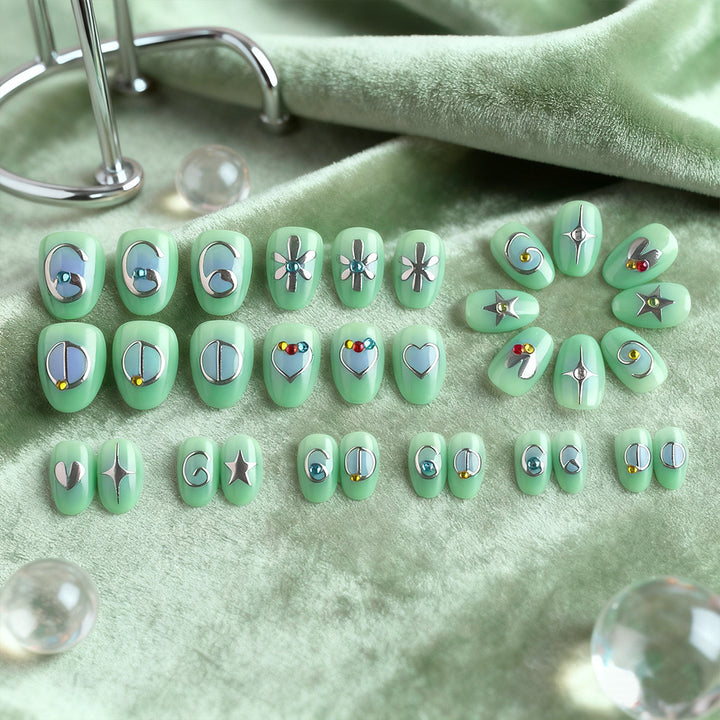 Artistic Embellished Nail Art Kalsten