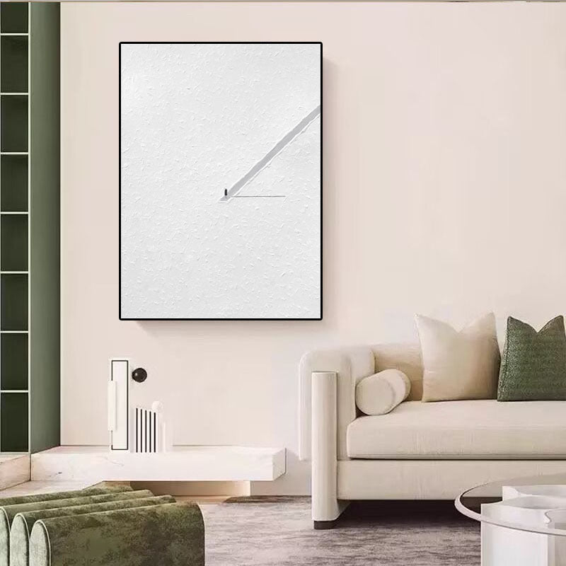 Minimalist Textured Relief Canvas Artwork