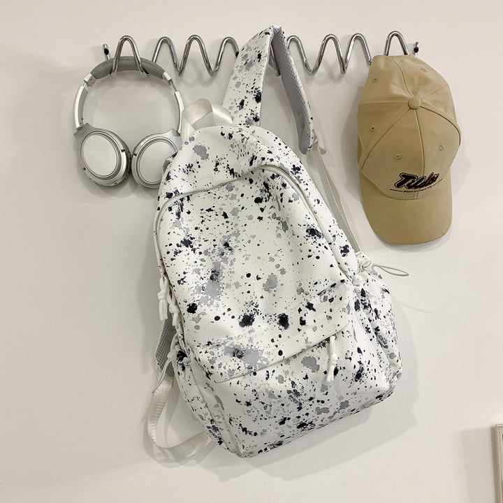 Artistic Splash-Patterned Backpack Kalsten