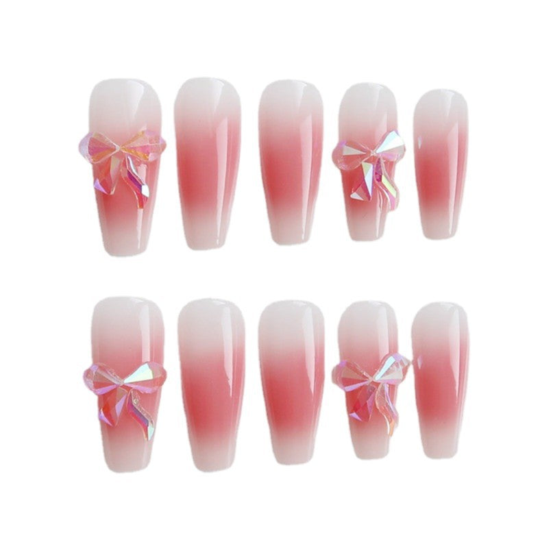 Elegant Ombre Press-On Nail Design