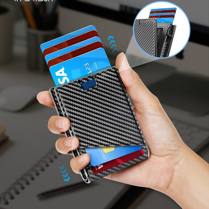 RFID-Blocking Carbon Fiber Slim Wallet Kalsten