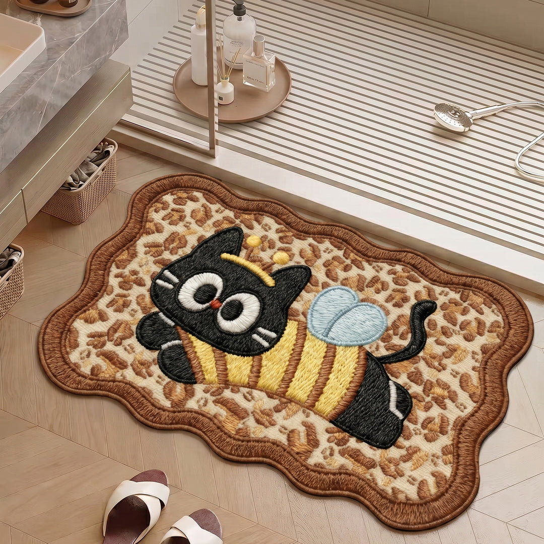 Decorative Bathroom Mat Kalsten