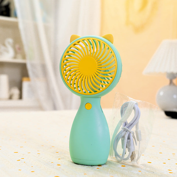 Ladies portable handheld fan with USB charging function Kalsten