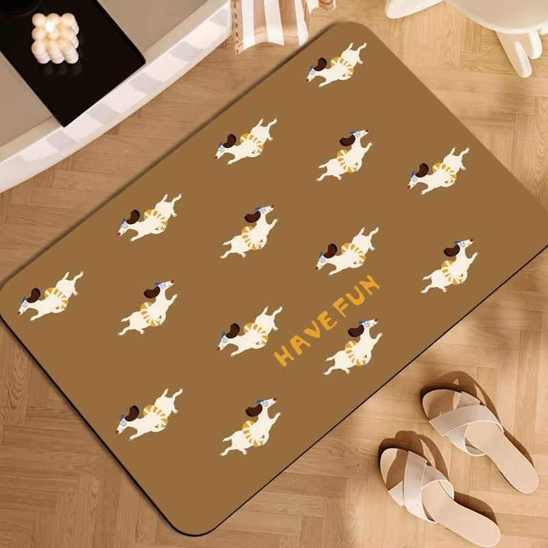 Fun Pet-Themed Area Mat