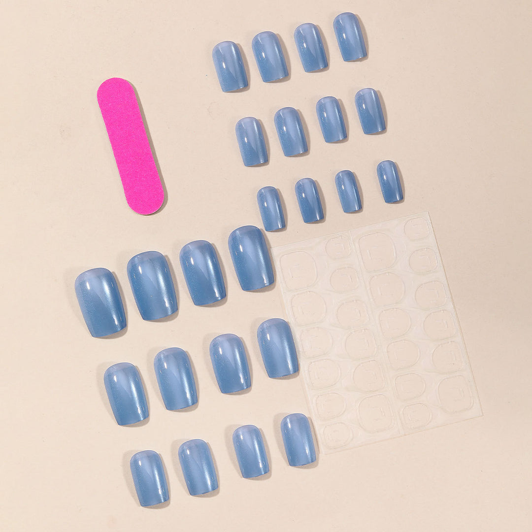 Gradient Glossy Nail Art Extensions Kalsten