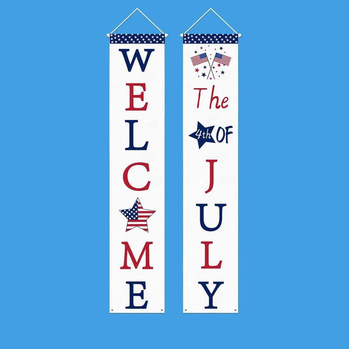 Unisex nan hanging patriotic door banner set Kalsten