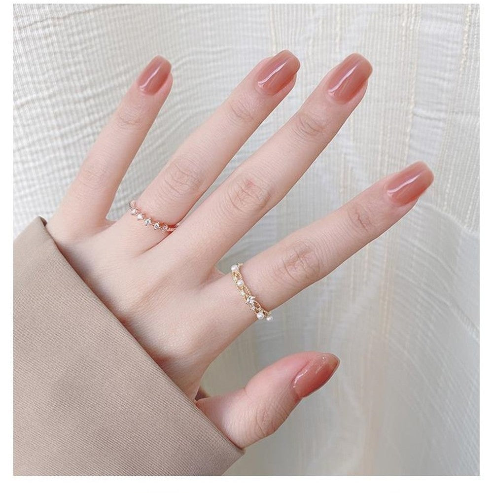 Ombre Glossy Press-On Nail Set Kalsten 1790727316
