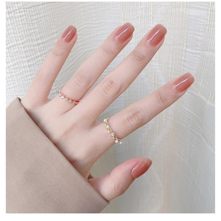 Ombre Glossy Press-On Nail Set Kalsten 1790727316