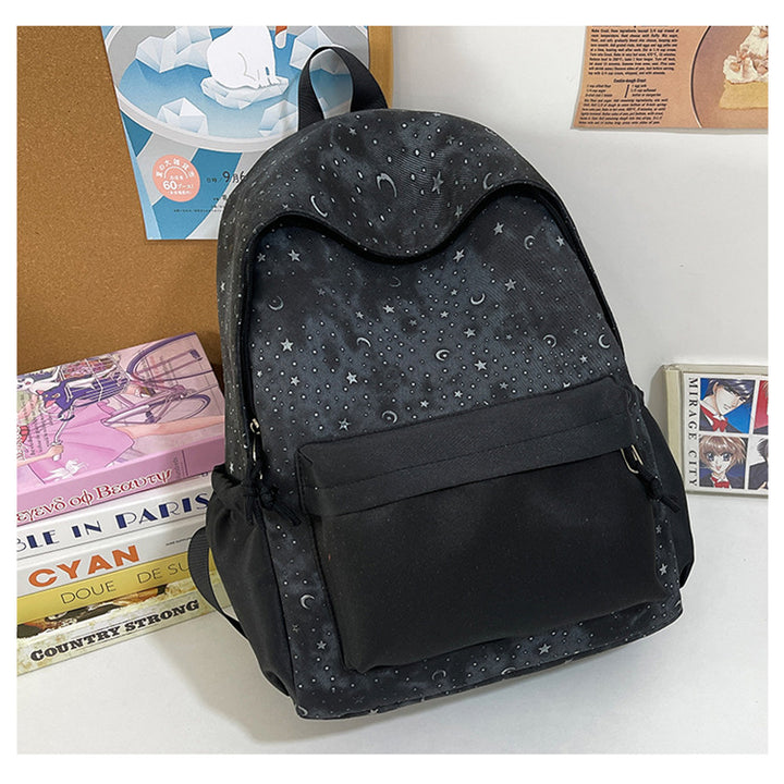 Stylish Star-Patterned Backpack
