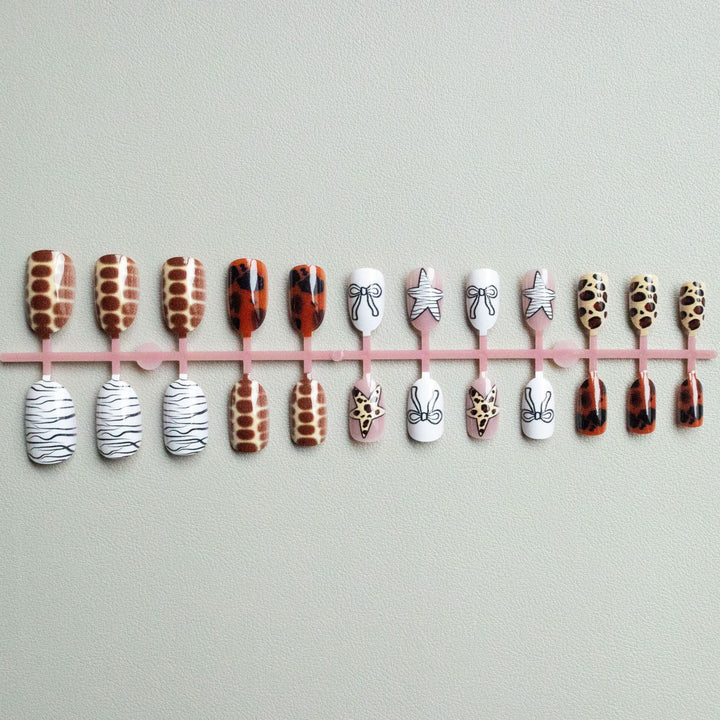 Artistic Animal Print Nail Art Kit