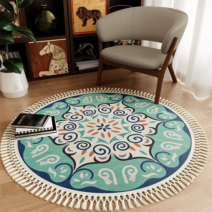 Round Decorative Area Rug Kalsten