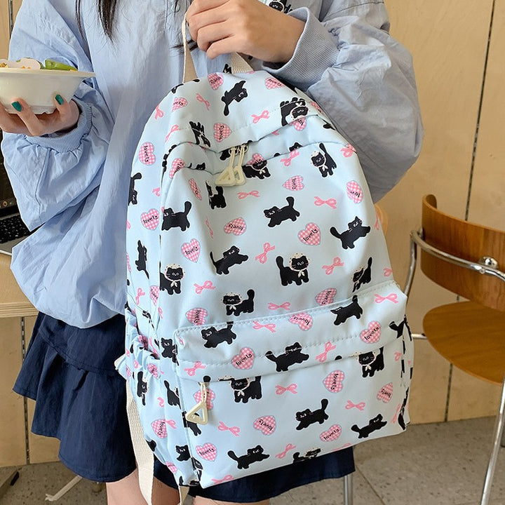 Playful backpack with cat design Kalsten