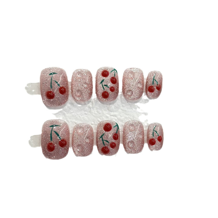 Cherry Blossom Press-On Nail Art Set