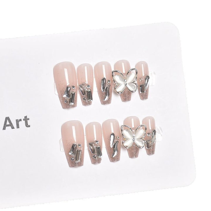 Premium Decorative Butterfly Press-On Nail Extensions Kalsten