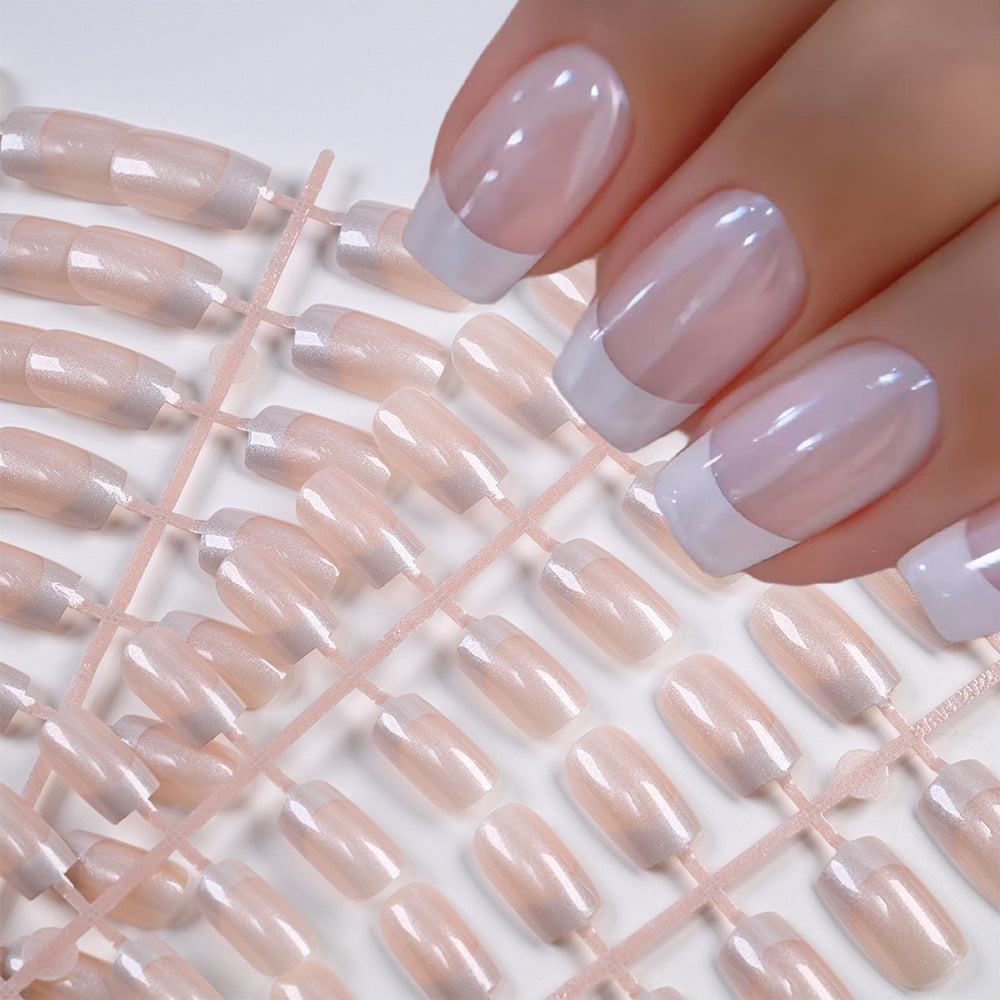 Elegant French Tip False Nails Kalsten