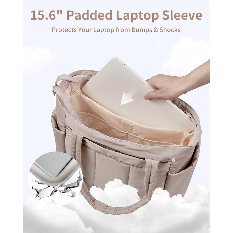 Multifunctional tote bag with practical compartments Kalsten