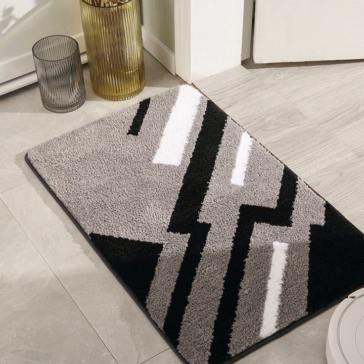 Contemporary Geometric Bath Mat Kalsten