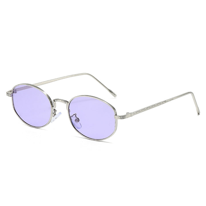 Minimalist Oval Frame Sunglasses Kalsten