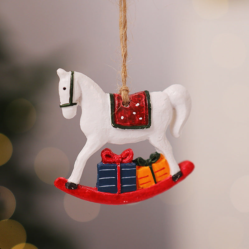 Decorative Christmas stocking with reindeer motif Kalsten