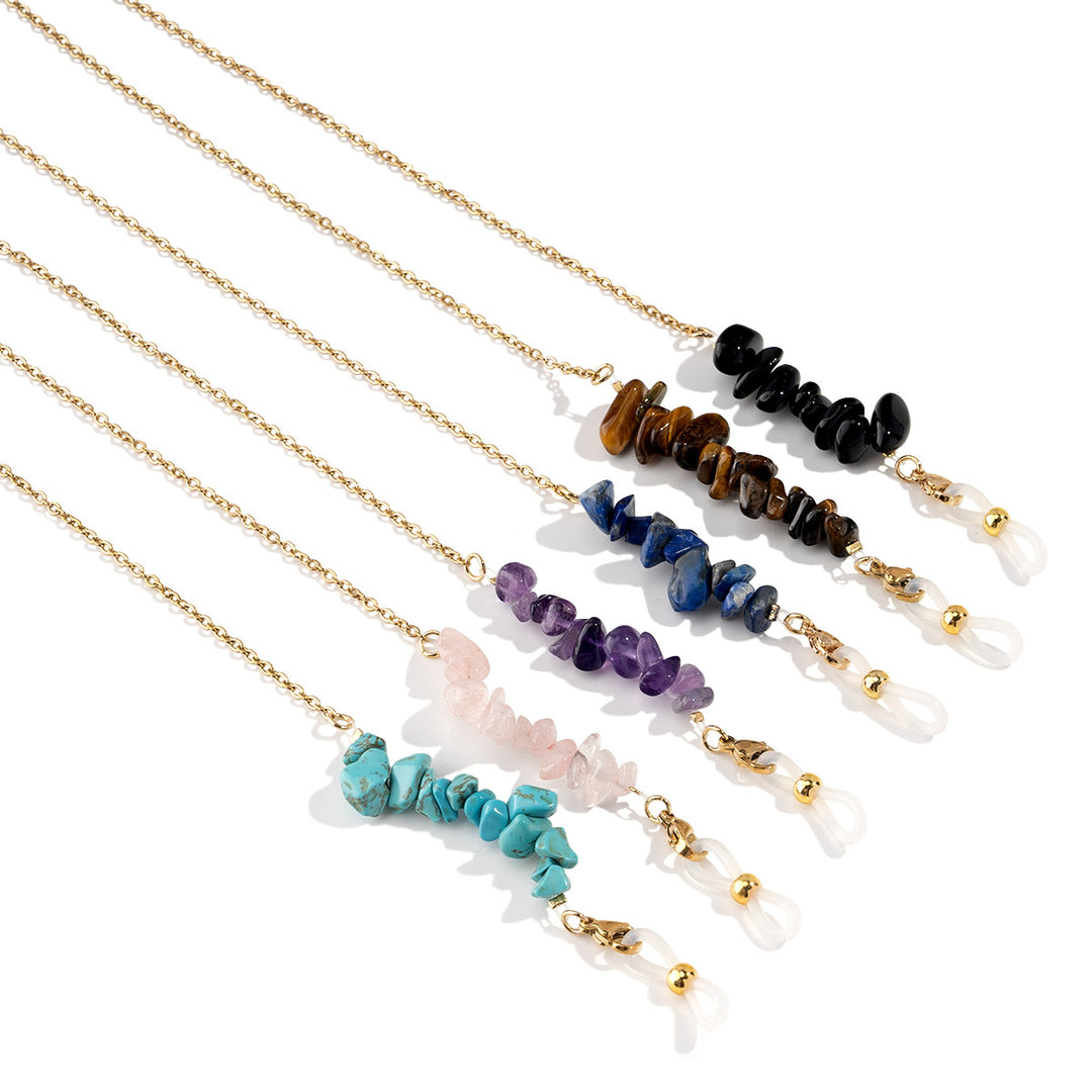 Gem-Accent Eyewear Chain Kalsten
