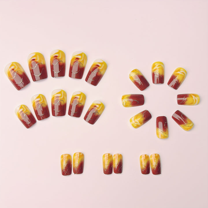 Marble Design Nail Art Kalsten