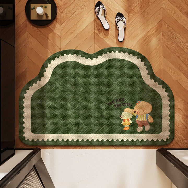 Cartoon-Themed Plush Bath Rug Kalsten