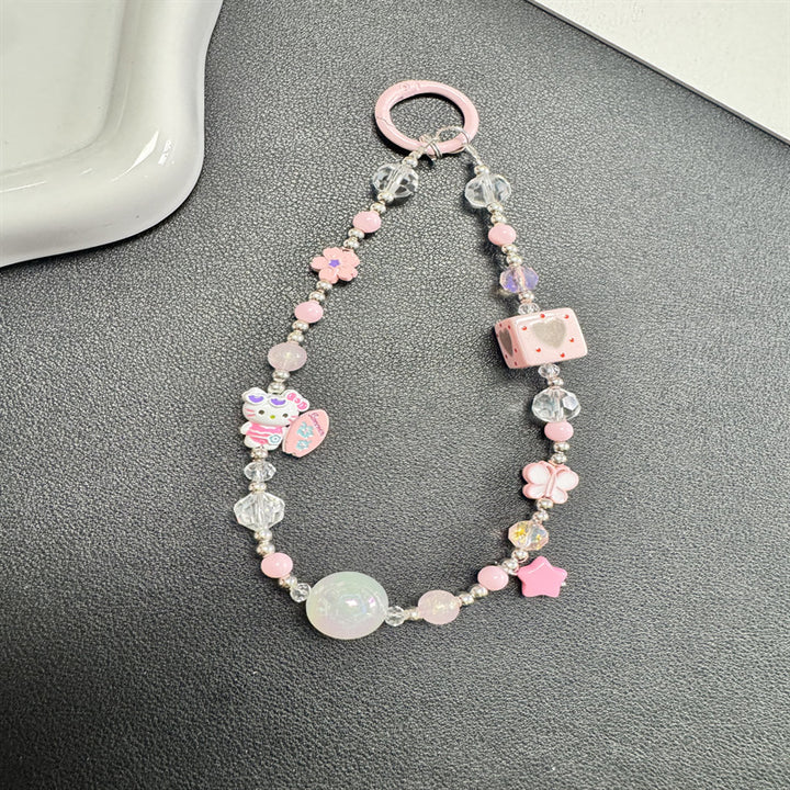 Decorative Charm Beaded Phone Chain Kalsten