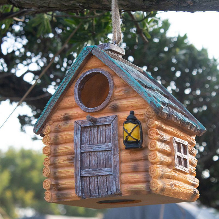Decorative birdhouse in rustic construction style Kalsten