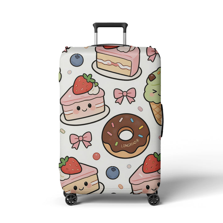 Women's suitcase cover with playful space design Kalsten