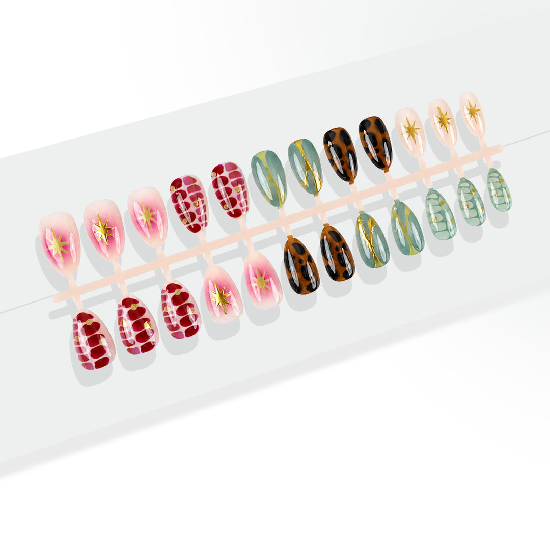 Decorative Artistic Press-On Nails