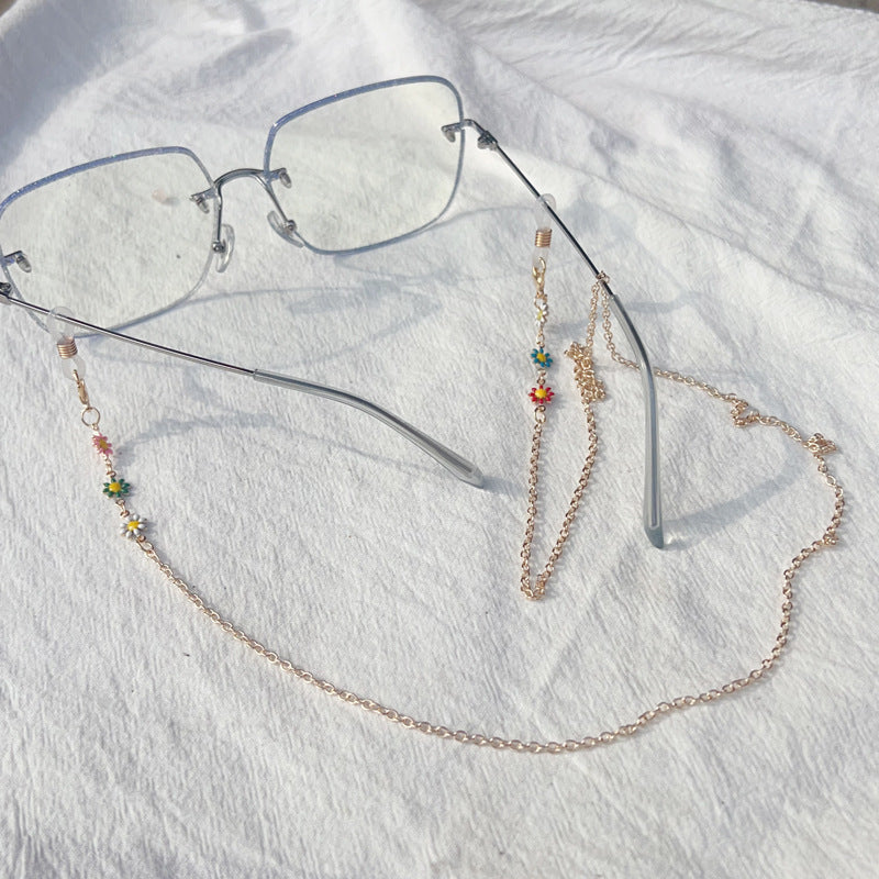 Floral-Accented Eyewear Chain Kalsten