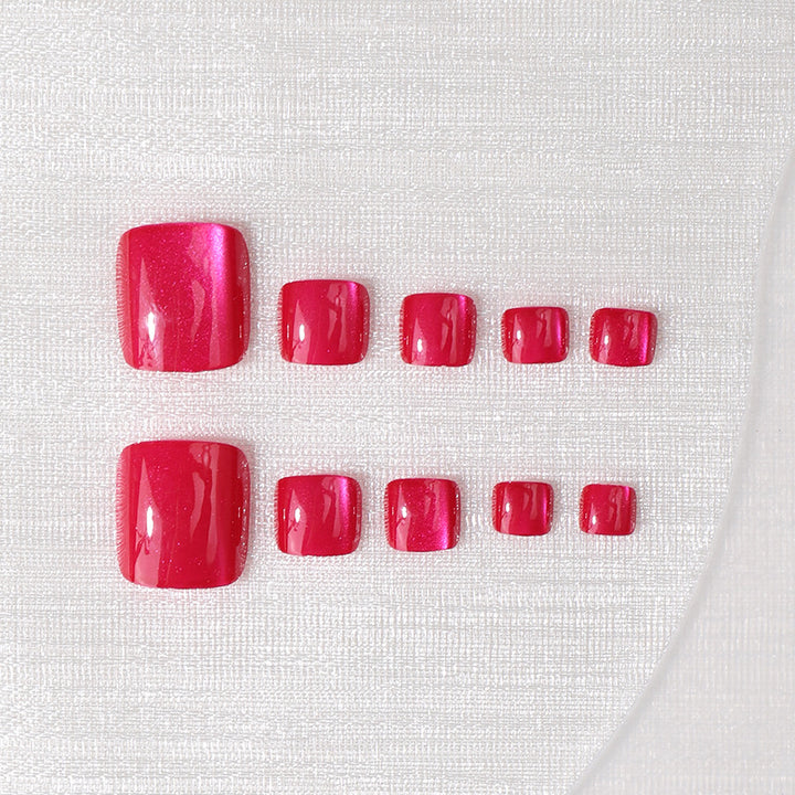 Elegant Glossy Press-On Nail Set Kalsten