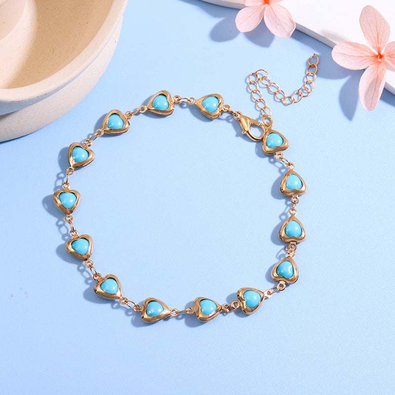 Charming Heart-Shaped Statement Bracelet Kalsten
