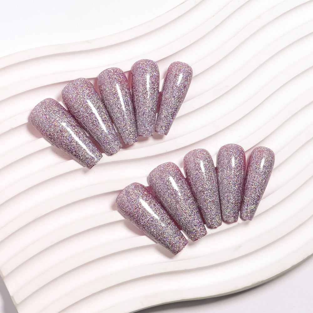 Glamorous Glittering Press-On Nail Tips Kalsten