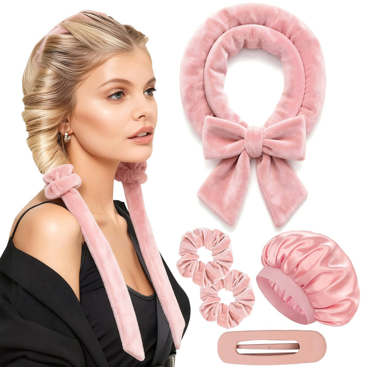 Heatless Satin Hair Curling Set