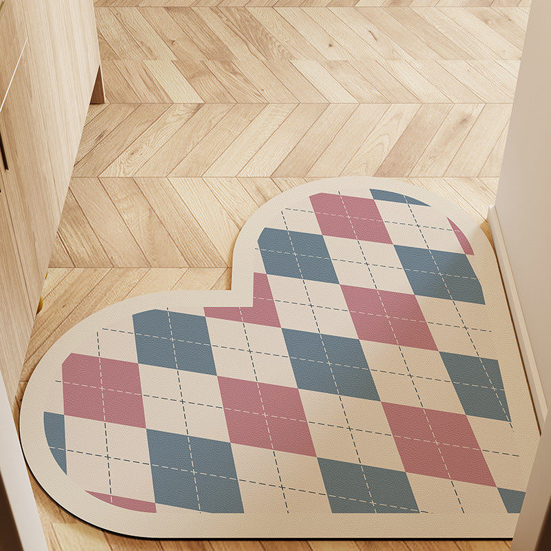 Heart-Shaped Non-Slip Bath Mat Kalsten