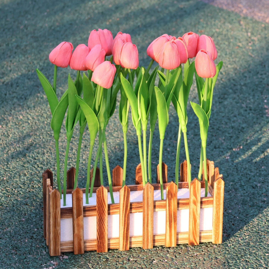 Decorative Faux Tulip Planter