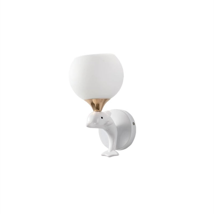 Dolphin-Themed Night Light Fixture