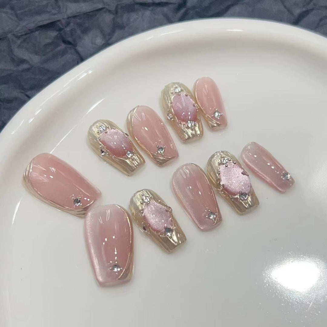 Chic Press-On Nail Art Set Kalsten