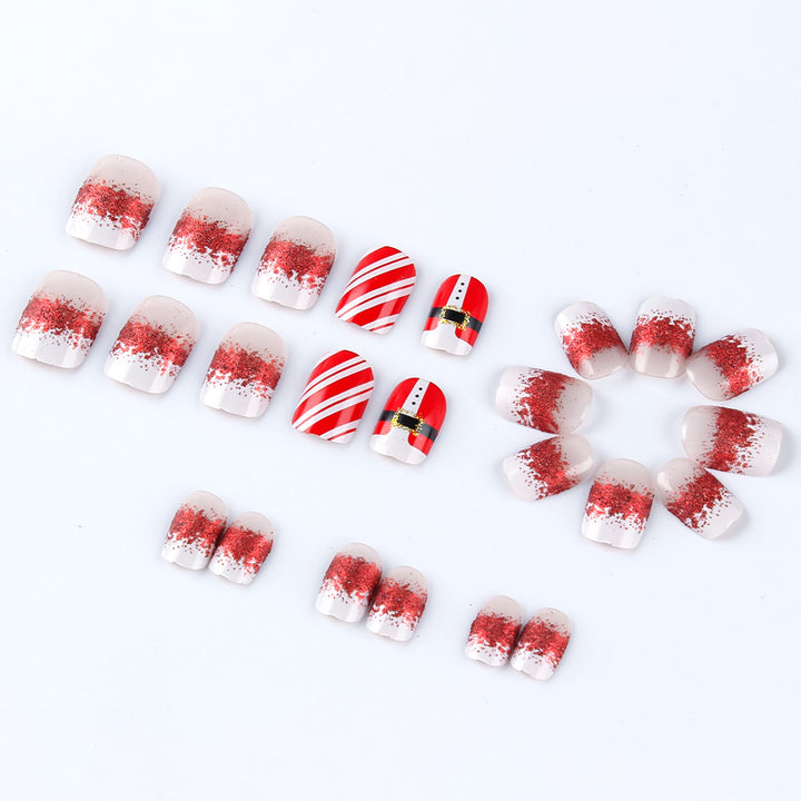 Festive Holiday Themed Nail Art Set Kalsten