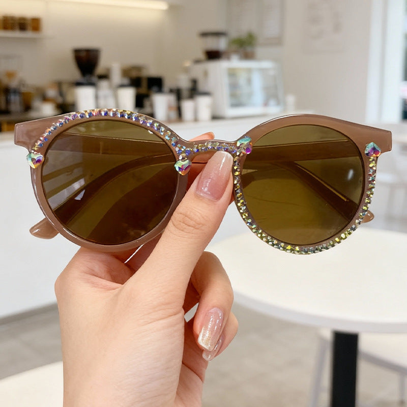 Crystal-Embellished Cat-Eye Sunglasses Kalsten