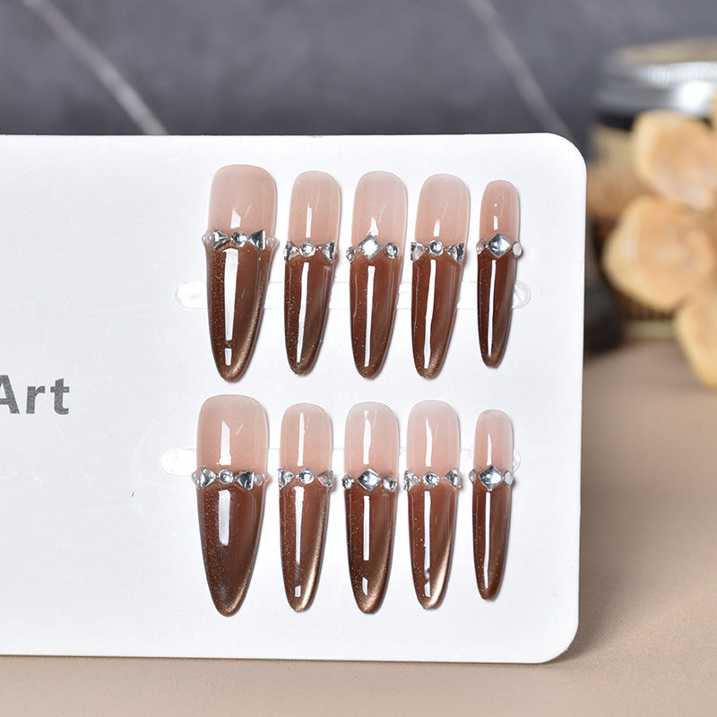 Glamorous Long Stiletto Press-On Nail Extensions Kalsten 1787316087