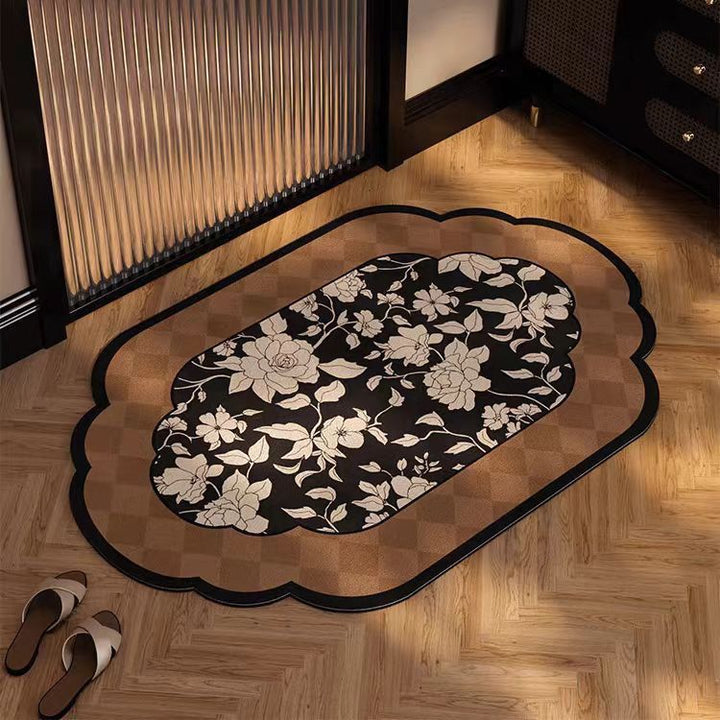 Stylish Checkerboard Floor Mat