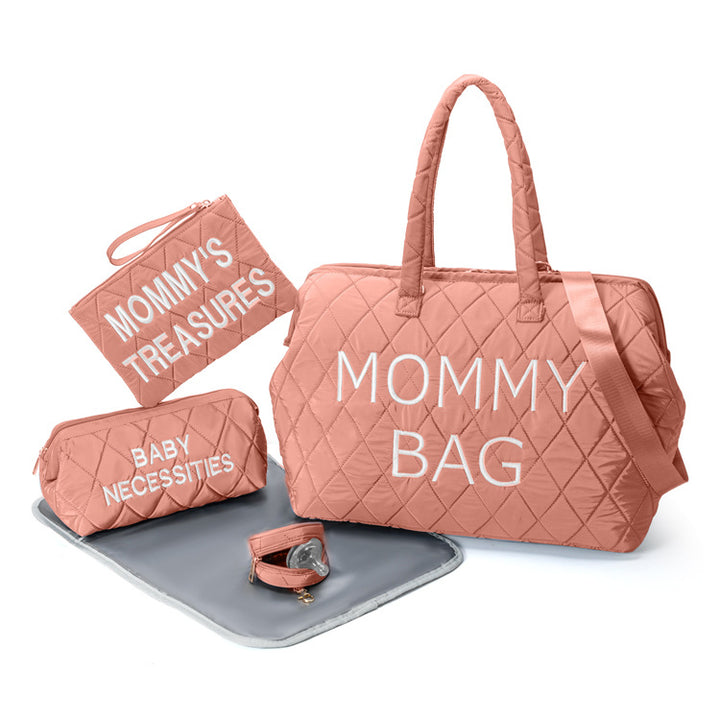 Multi-Functional Quilted Diaper Tote Set Kalsten