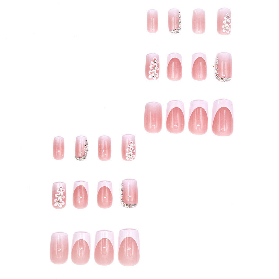 Elegant Floral Design Press-On Nails Kalsten