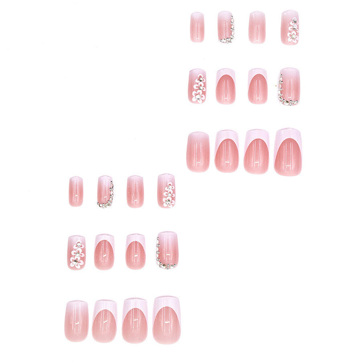 Elegant Floral Design Press-On Nails Kalsten