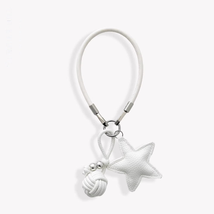Decorative Leather Star Keychain Kalsten