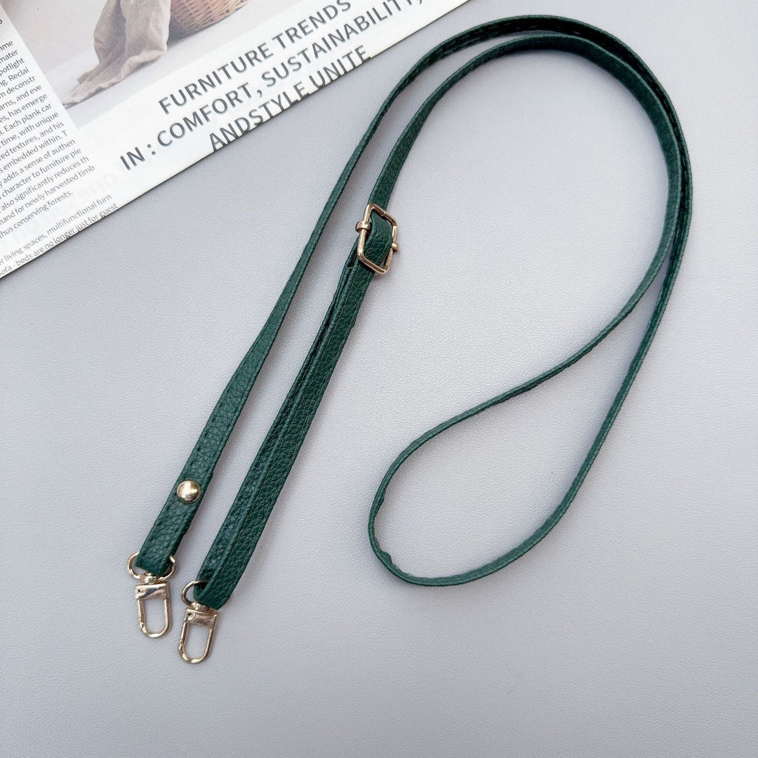 Adjustable Faux Leather Crossbody Strap Kalsten