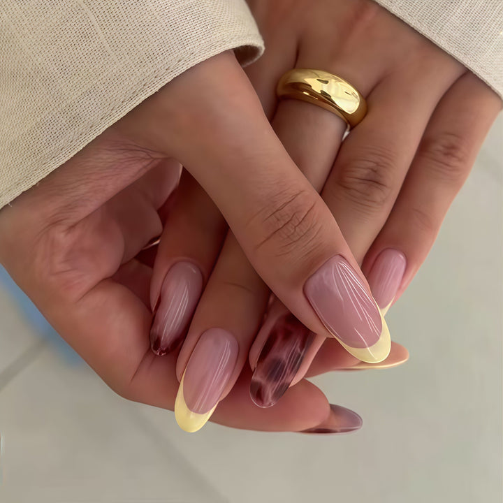 Chic Ombre Acrylic Press-On Nails Kalsten