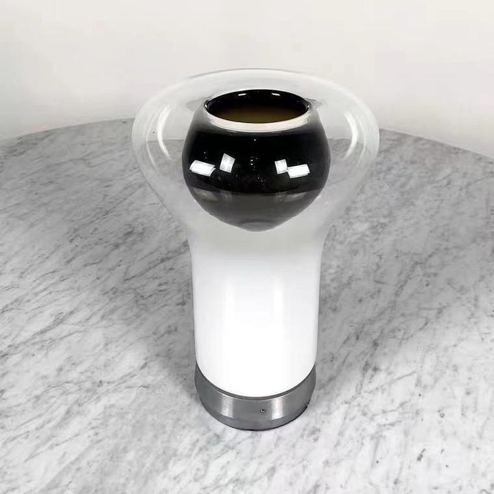 Elegant Glass Table Lamp with Unique Design